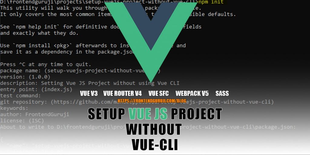 How to setup a Vue JS v3 project from scratch (without Vue CLI) (Including SFC’s & Vue Router v4)